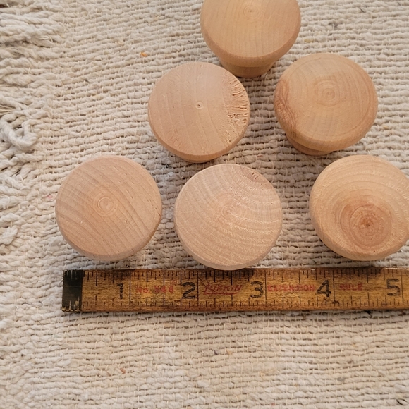 Wood Door Pulls Knobs Lot 41 pieces Different Sizes Wooden Cabinets - Picture 5 of 13